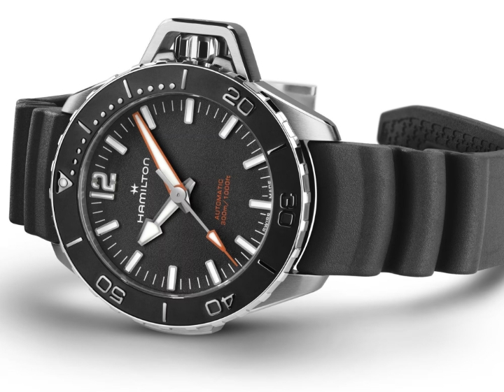 Obrazek Hamilton Khaki Navy Frogman Auto