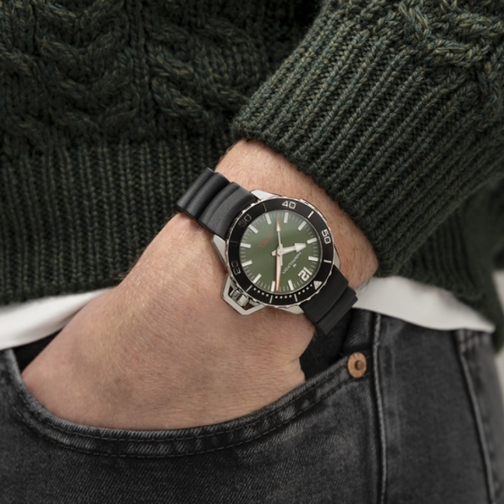 Obrazek Hamilton Khaki Navy Frogman Auto