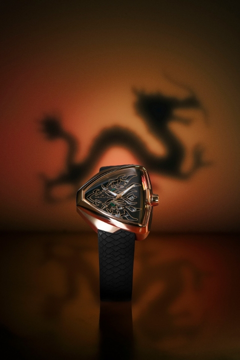 Obrazek Hamilton Ventura Elvis80 Skeleton Auto