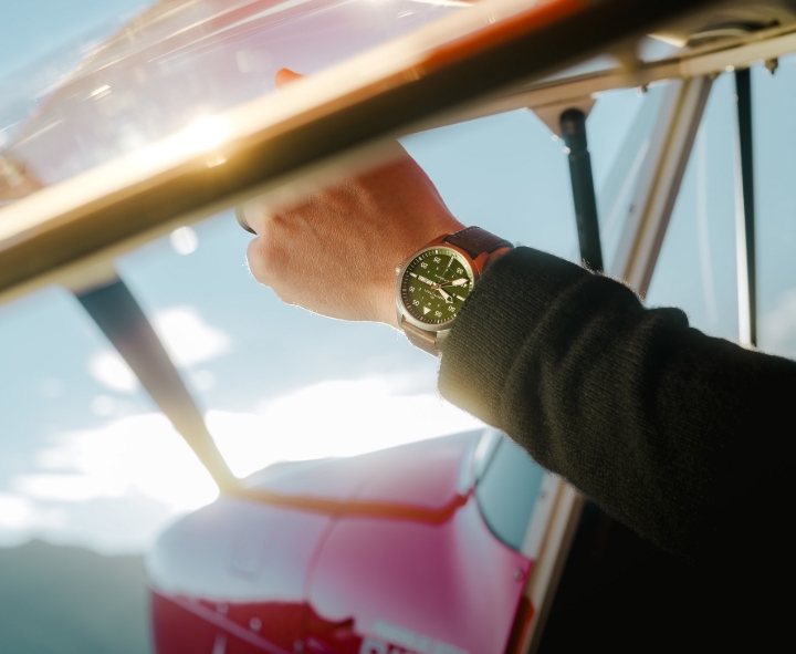 Obrazek Hamilton Khaki Aviation Pilot Day Date