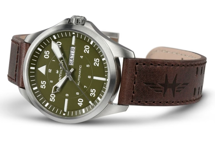 Obrazek Hamilton Khaki Aviation Pilot Day Date