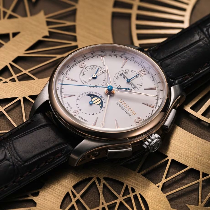 Obrazek Union Glashütte Belisar Chronograph Moon Phase