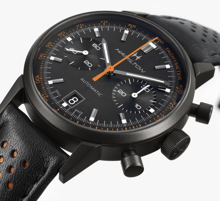 Obrazek Hamilton American Classic Intra-Matic Auto Chrono All Black Edition