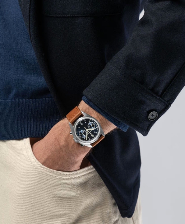 Obrazek Hamilton Khaki Aviation Pilot Pioneer Mechanical Chrono