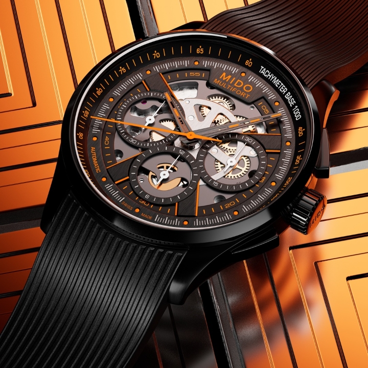 Obrazek Mido Multifort Skeleton Chronograph