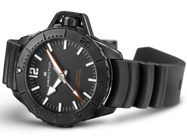 Obrazek Hamilton Khaki Navy Frogman Auto