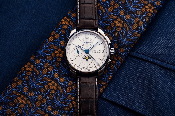 Obrazek Union Glashütte Belisar Chronograph Moon Phase
