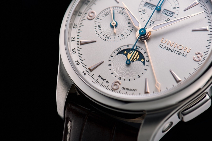 Obrazek Union Glashütte Belisar Chronograph Moon Phase