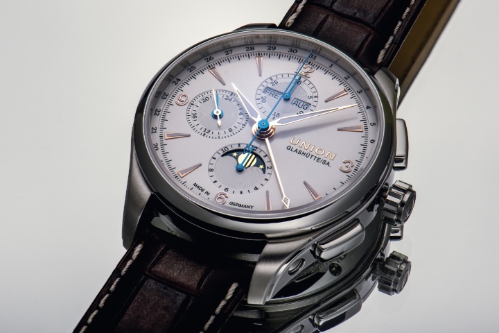 Obrazek Union Glashütte Belisar Chronograph Moon Phase