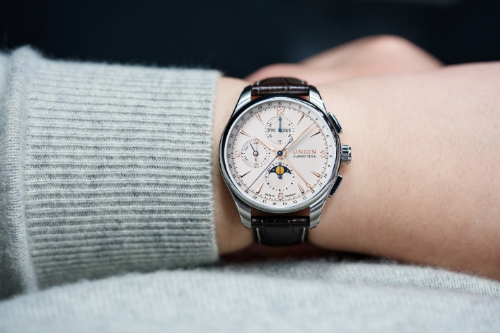 Obrazek Union Glashütte Belisar Chronograph Moon Phase