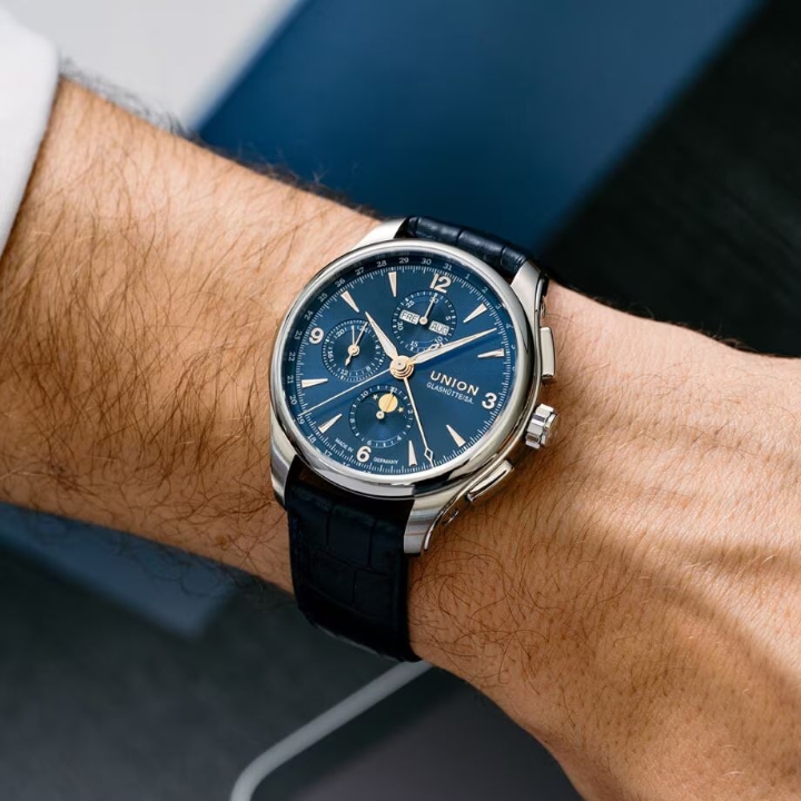 Obrazek Union Glashütte Belisar Chronograph Moon Phase