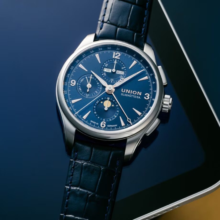 Obrazek Union Glashütte Belisar Chronograph Moon Phase