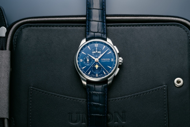 Obrazek Union Glashütte Belisar Chronograph Moon Phase