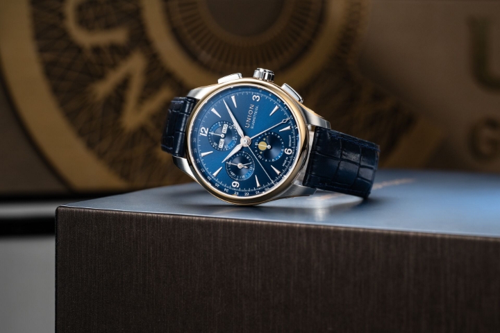 Obrazek Union Glashütte Belisar Chronograph Moon Phase