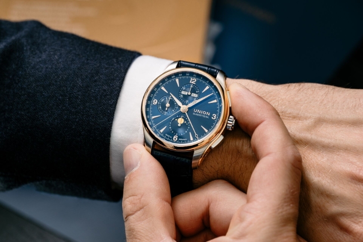 Obrazek Union Glashütte Belisar Chronograph Moon Phase