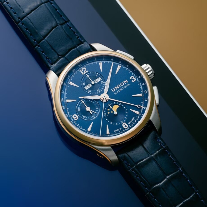 Obrazek Union Glashütte Belisar Chronograph Moon Phase