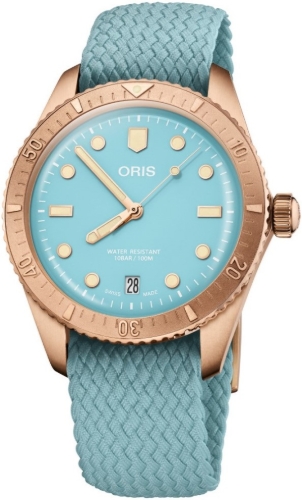 Oris Divers Sixty-Five Cotton Candy Sky Blue