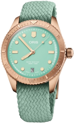 Zegarek Oris Divers Sixty-Five Cotton Candy