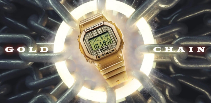 Obrazek Casio G-Shock Gold Chain Box Set