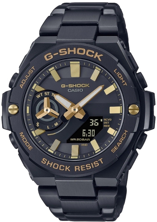 Obrazek Casio G-Shock G-Steel Black x Gold Series
