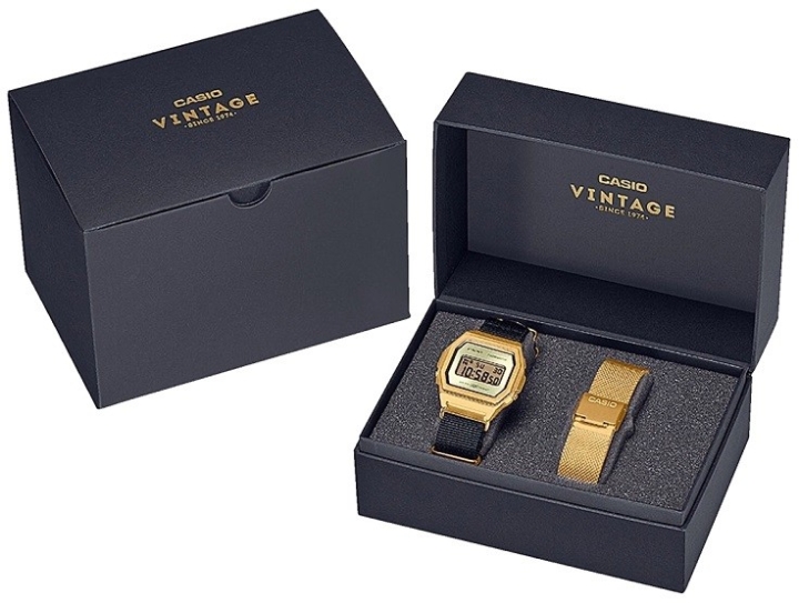 Obrazek Casio Vintage Black x Gold Series