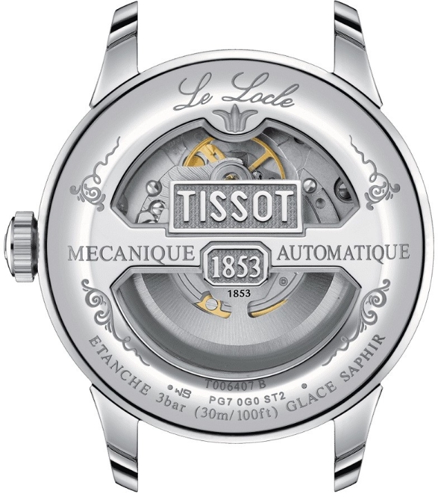 Obrazek Tissot Le Locle Powermatic 80 Open Heart