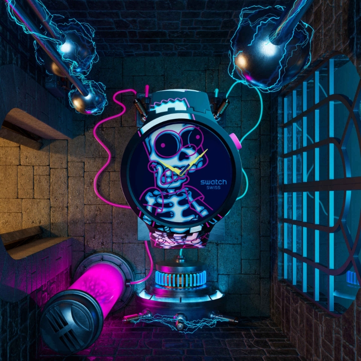 Obrazek SWATCH THE SIMPSONS AYE CARUMBOO