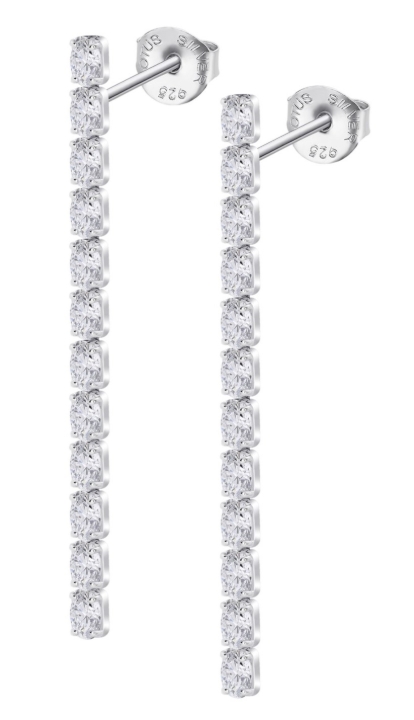 Obrazek LOTUS SILVER kolczyki PURE ESSENTIAL