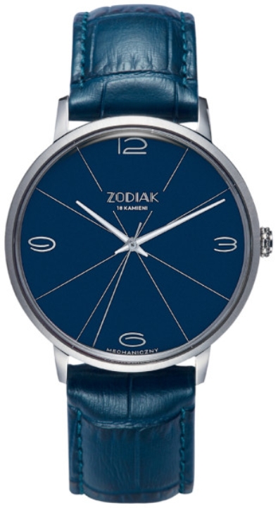 Obrazek Błonie Zodiak Mechaniczny Granatowy Szafirowe Szkło