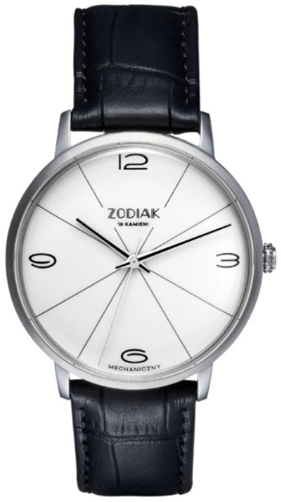 Obrazek Błonie Zodiak Mechaniczny Biały Szafirowe Szkło