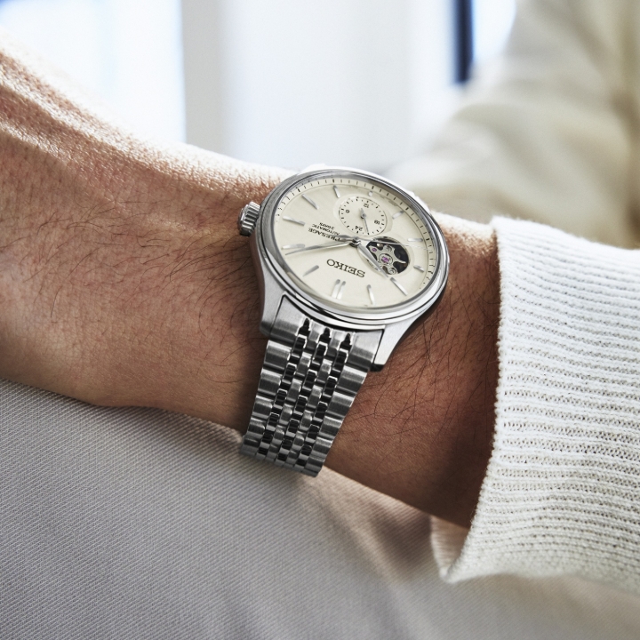 Obrazek Seiko Presage Classic ‘Shiro-iro’ Open Heart