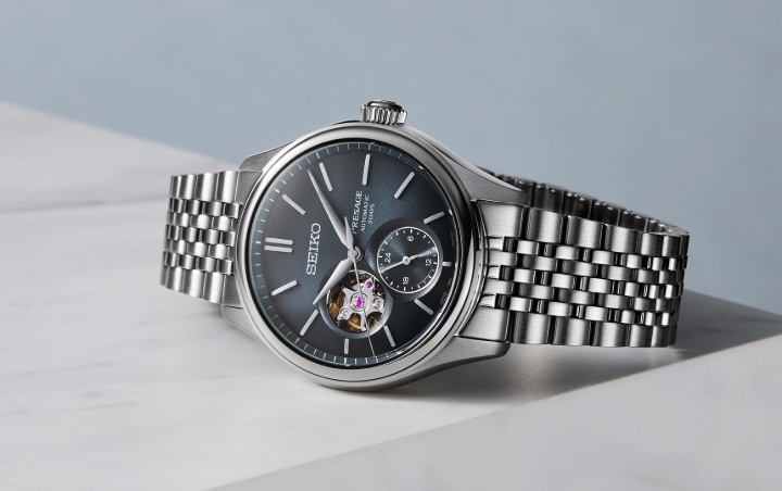 Obrazek Seiko Presage Classic „Ai-Iro“ Open Heart