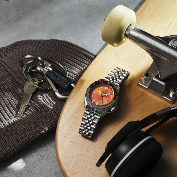 Obrazek Seiko 5 Sports 'Mikan Orange' GMT