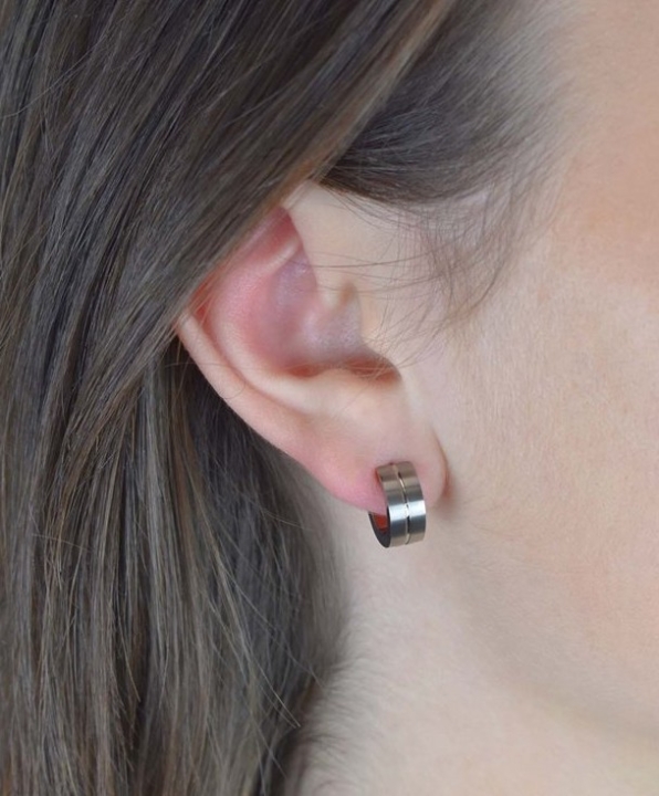 Obrazek BOCCIA TITANIUM kolczyki