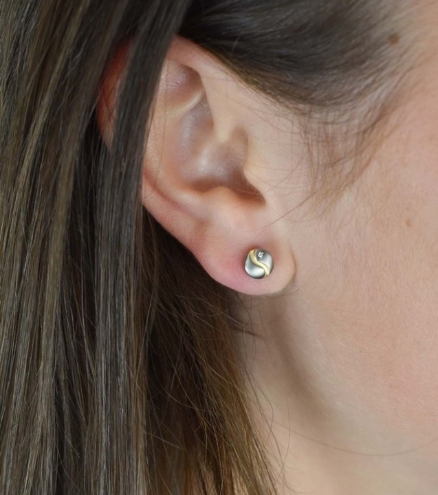 Obrazek BOCCIA TITANIUM kolczyki