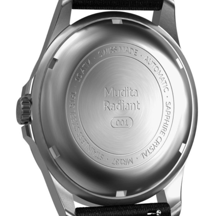 Obrazek Mudita Radiant Automatic Charcoal Black 40mm