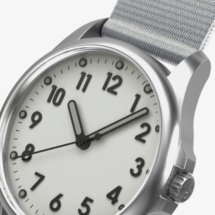 Obrazek Mudita Radiant Automatic Pebble Gray 37mm