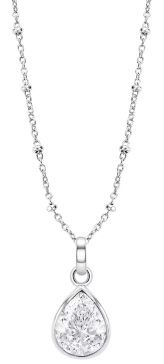 Obrazek LOTUS SILVER naszyjnik 