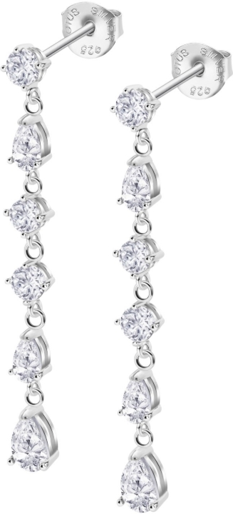 Obrazek LOTUS SILVER kolczyki PURE ESSENTIAL