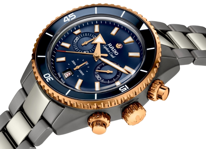 Obrazek Rado Captain Cook High-Tech Ceramic Automatic Chronograph