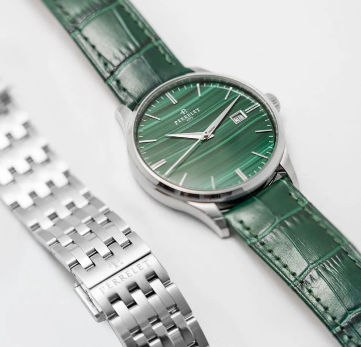 Obrazek Perrelet Weekend Malachite