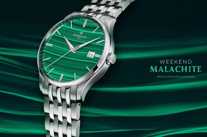 Obrazek Perrelet Weekend Malachite
