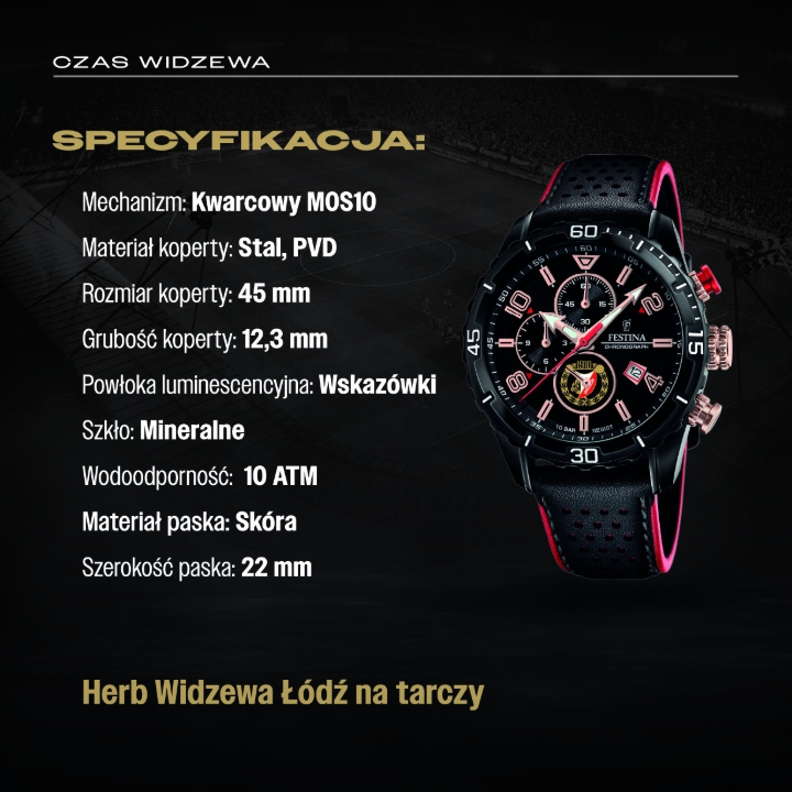 Obrazek Festina Chrono Sport Widzew Łódź