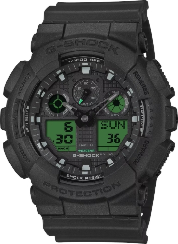 Casio G-Shock Black and Electro Green