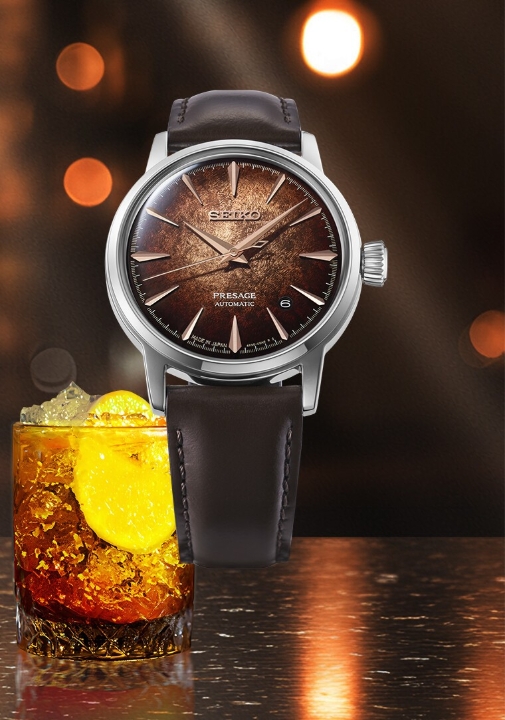 Obrazek Seiko Presage Cocktail Time Whiskey Mist