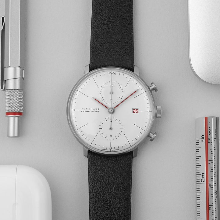 Obrazek Junghans Max Bill Chronoscope Bauhaus