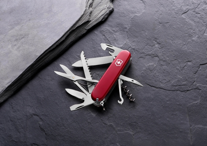Obrazek Scyzoryk Victorinox Huntsman, 91mm, Celidor, czerwony
