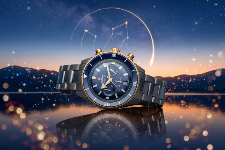 Obrazek Rado Captain Cook High-Tech Ceramic Automatic Chronograph