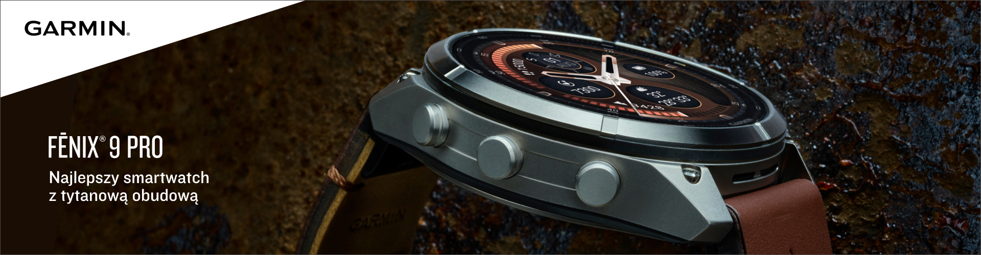 zegarek, smartwatch Garmin Fenix 9 Pro z wyświetlaczem amoled