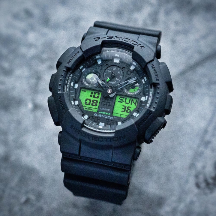 Obrazek Casio G-Shock Black and Electro Green